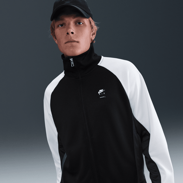 NIKE AIR MEN'S POLY-KNIT FULL-ZIP JACKET