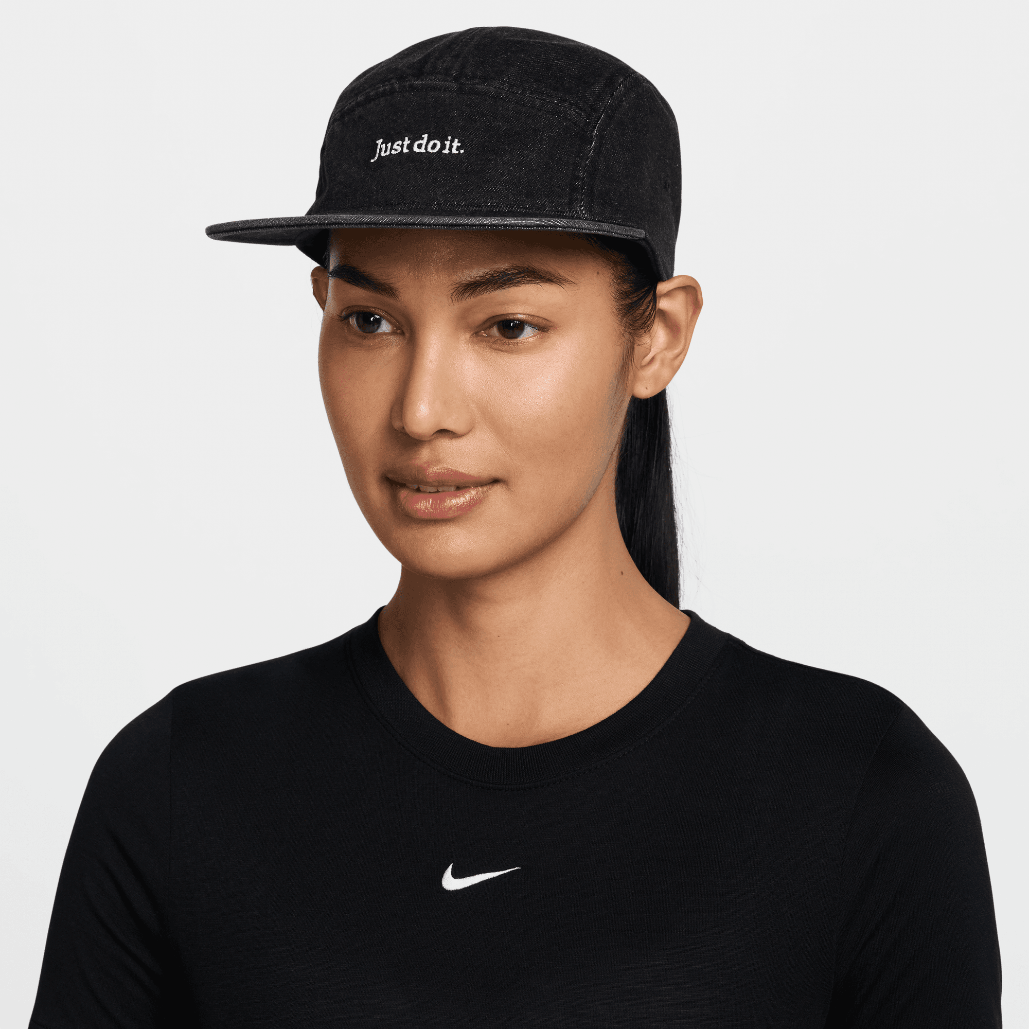 ■Nike■ Fly Unstructured Denim Cap Black White IB2345010 IB NIKE FLY UNSTRUCTURED DENIM CAP BLACK/BLACK/WHITE – Park