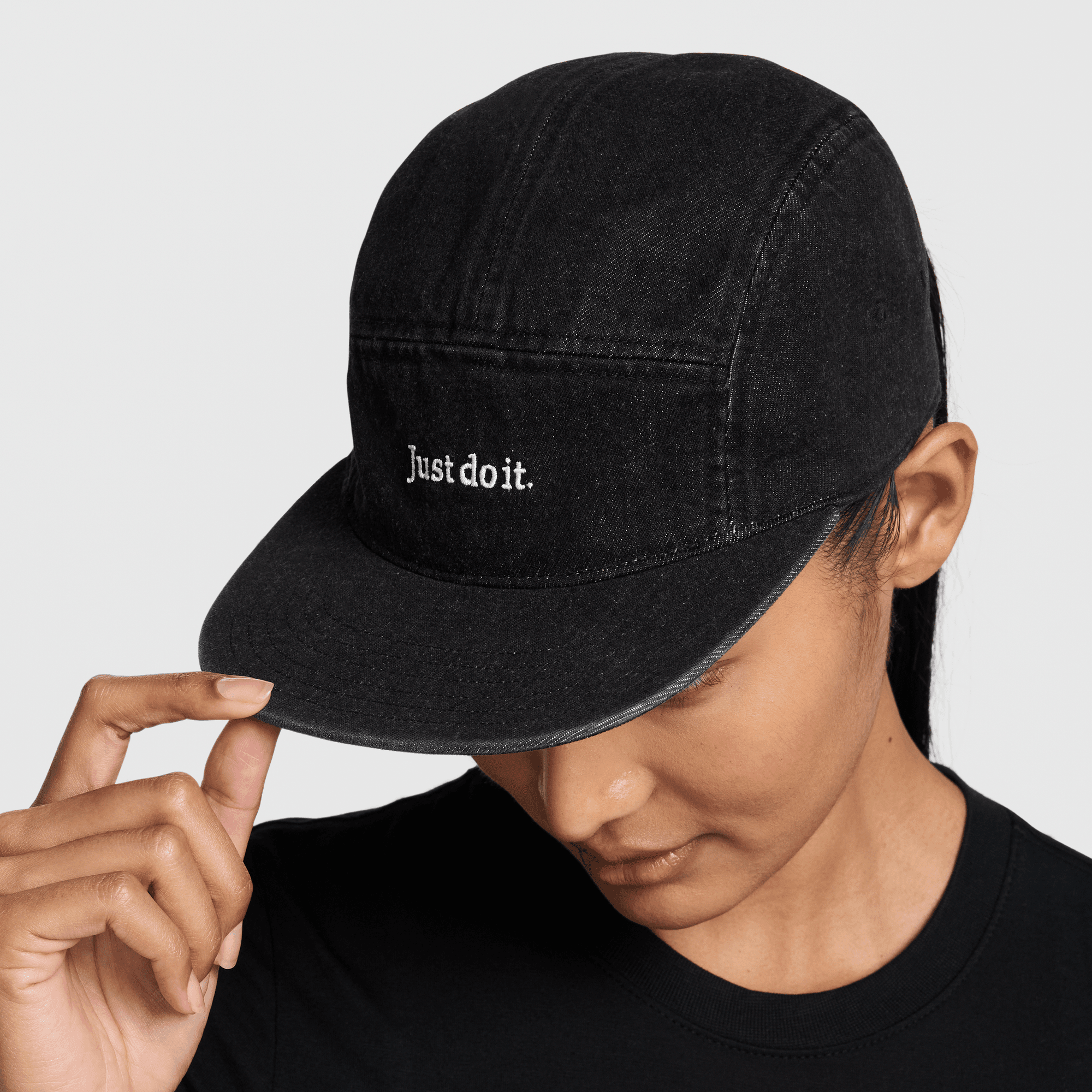 ★Nike★ Fly Unstructured Denim Cap Black White IB2345010 IB U+NK+FLY+CAP+U+FB+DENIM+JDI+L.png