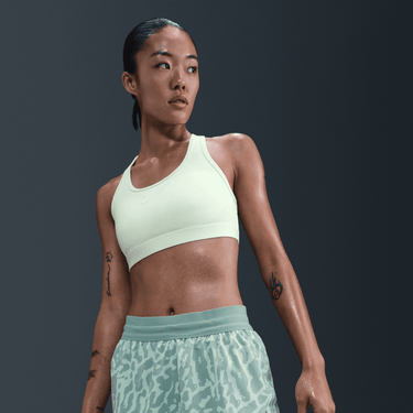 NIKE SWIFT WOMEN'S DRI-FIT MID-RISE 2-IN-1 PRINTED RUNNING SHORTS