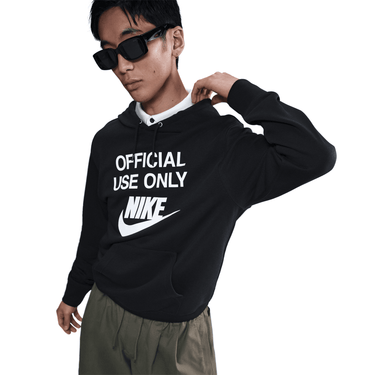 NIKE CLUB MEN'S FRENCH TERRY PULLOVER HOODIE