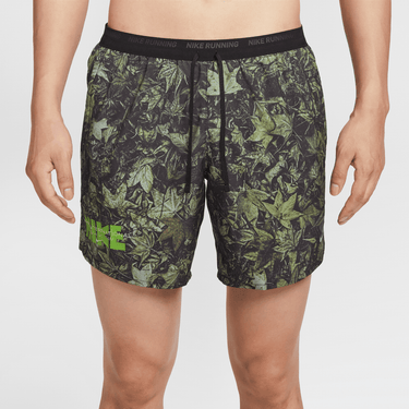 NIKE STRIDE MEN'S DRI-FIT 7" BRIEF-LINED PRINTED RUNNING SHORTS