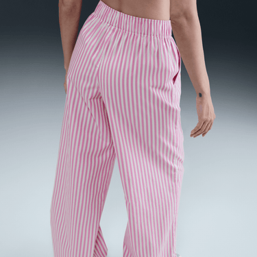 NIKE SPORTSWEAR CHILL POPLIN WOMEN'S MID-RISE LOOSE STRIPED PANTS