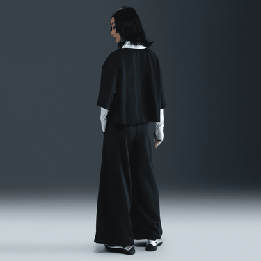 NIKE SPORTSWEAR WOMEN'S MID-RISE WIDE-LEG TRACK PANTS