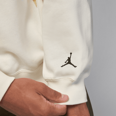 JORDAN BROOKLYN MEN'S FRENCH TERRY REALTREE CREW-NECK SWEATSHIRT