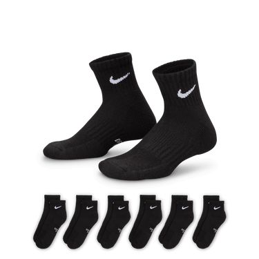 NIKE EVERYDAY KIDS' CUSHIONED ANKLE SOCKS (6 PRS)