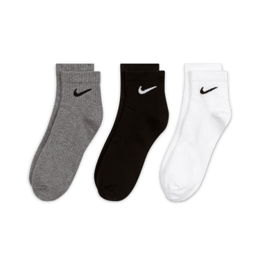 NIKE EVERYDAY LIGHTWEIGHT TRAINING ANKLE SOCKS (3 PAIRS)