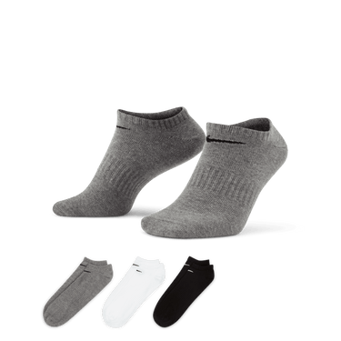 NIKE EVERYDAY LIGHTWEIGHT TRAINING NO-SHOW SOCKS (3 PAIRS)