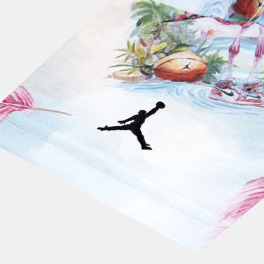 JORDAN KIDS' FLAMINGO AOP SHORT SLEEVES TEE