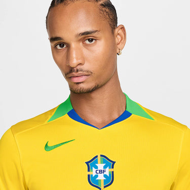 NIKE BRAZIL 2025 STADIUM HOME (WOMEN'S TEAM) MEN'S DRI-FIT SOCCER REPLICA JERSEY