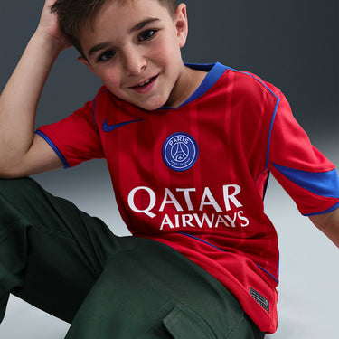 PARIS SAINT-GERMAIN 2025/26 STADIUM THIRD BIG KIDS' NIKE DRI-FIT TOTAL 90 SOCCER REPLICA JERSEY