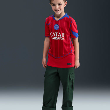 PARIS SAINT-GERMAIN 2025/26 STADIUM THIRD BIG KIDS' NIKE DRI-FIT TOTAL 90 SOCCER REPLICA JERSEY