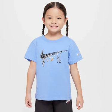 NIKE YOUNG ATHLETE NKG SS TEE SHINE (K/W) BLU