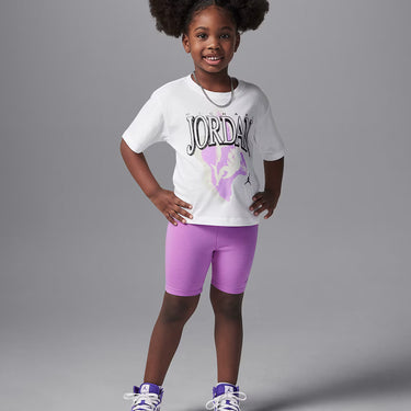 JORDAN LITTLE KIDS' RETRO 1984 2-PIECE BIKE SHORTS SET