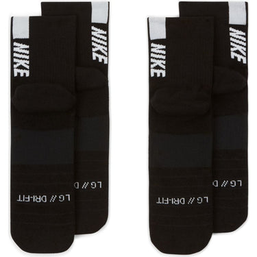 NIKE MULTIPLIER RUNNING ANKLE SOCKS (2 PAIR)