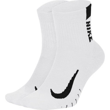 NIKE MULTIPLIER RUNNING ANKLE SOCKS (2 PAIR)