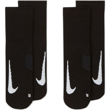 NIKE MULTIPLIER RUNNING ANKLE SOCKS (2 PAIR)