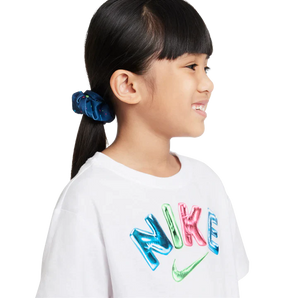NIKE SWOOSH PARTY TEE LITTLE KIDS T-SHIRT AND SCRUNCHIE