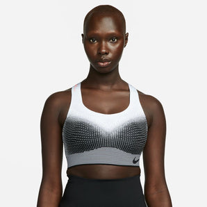 NIKE SWOOSH FLYKNIT WOMENS HIGH-SUPPORT NON-PADDED SPORTS BRA