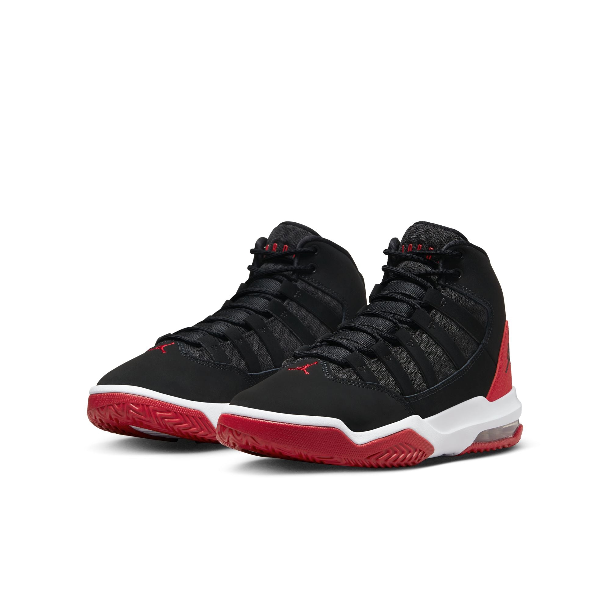 JORDAN MAX AURA BIG KIDS SHOES BLACK BLACK GYM RED Park Outlet Ph