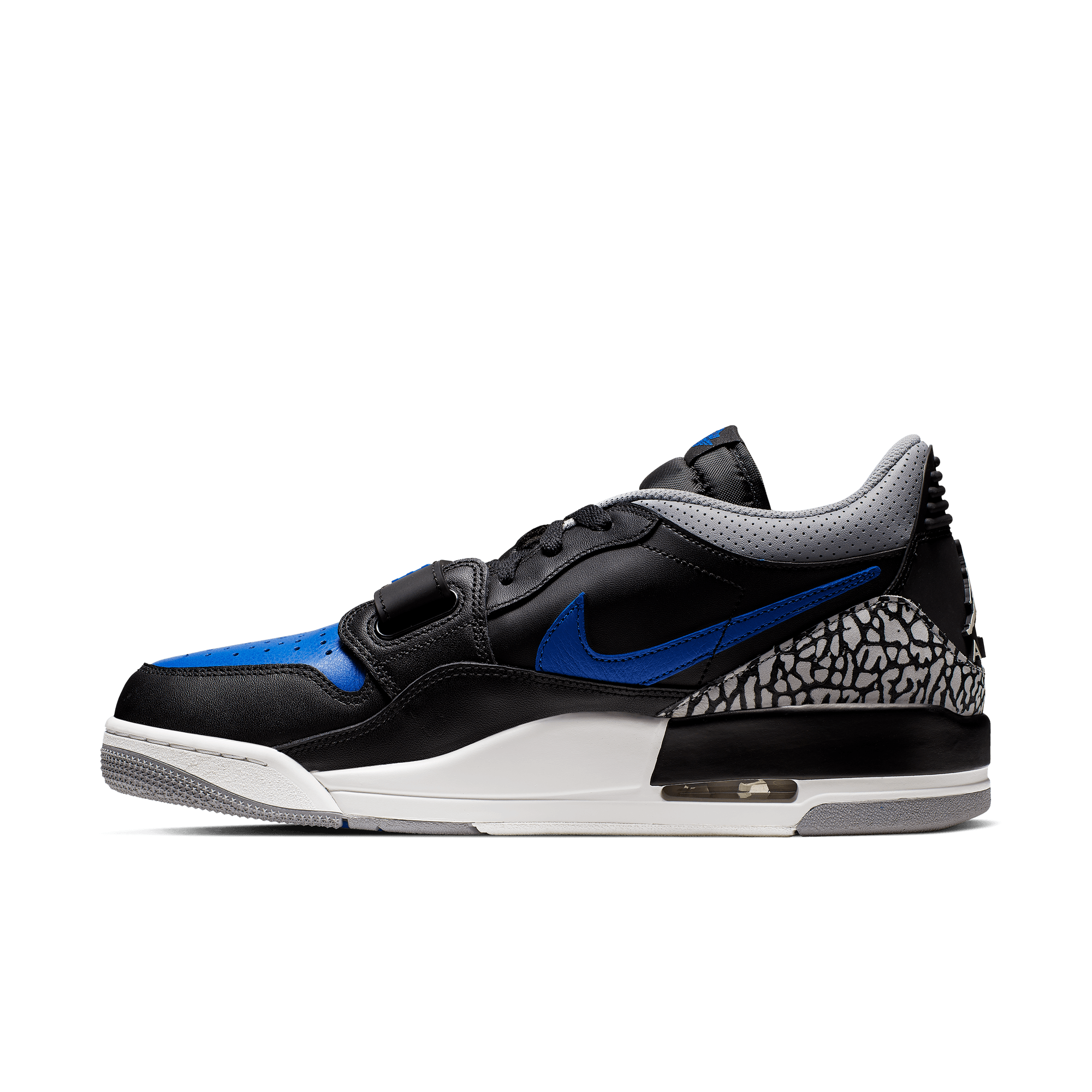 AIR JORDAN LEGACY 312 LOW MEN'S SHOES BLACK/GAME ROYAL-WHITE-CEMENT ...