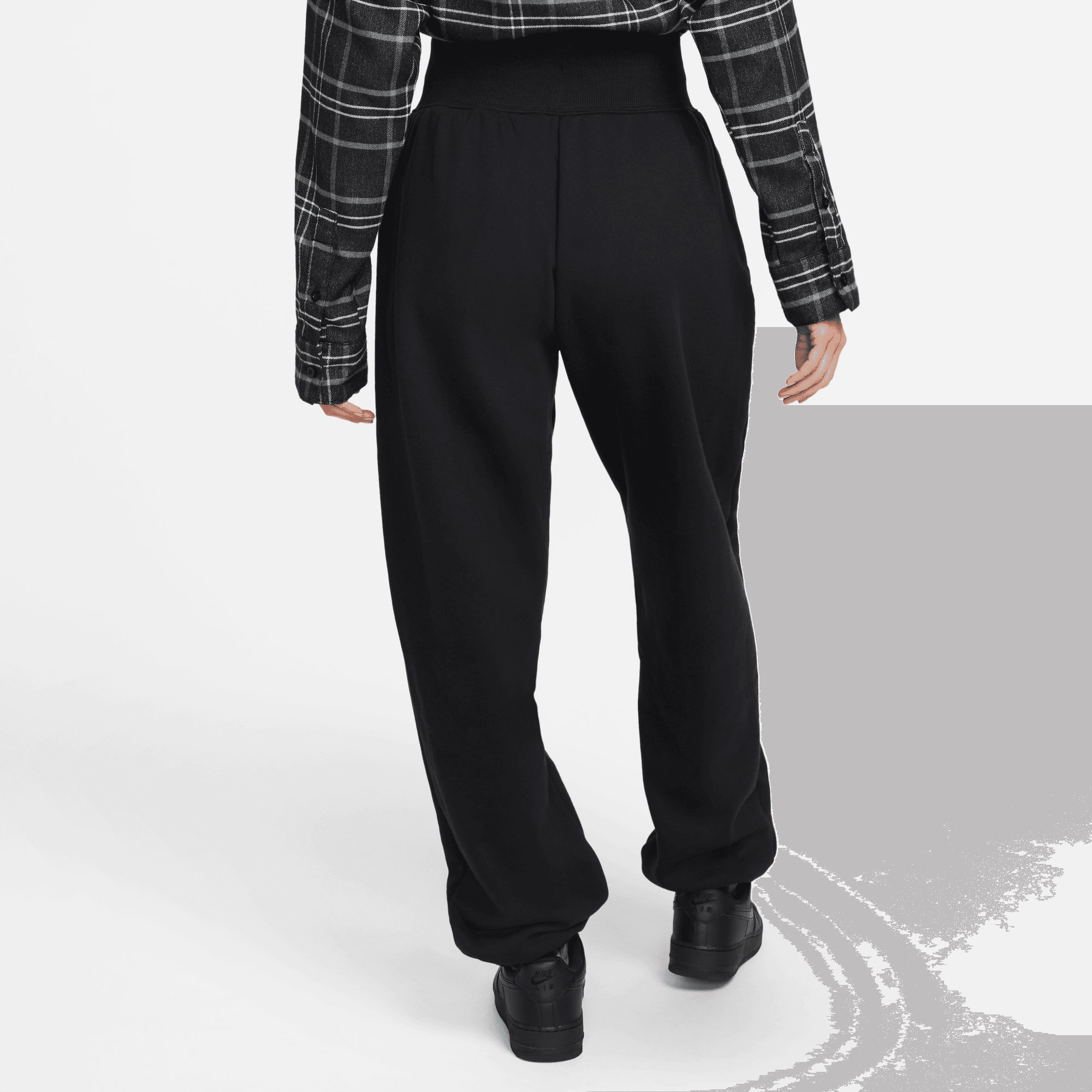 NIKE SPORTSWEAR PHOENIX FLEECE WOMENS HIGH-WAISTED WIDE-LEG SWEATPANTS  BLACK/SAIL – Park Outlet Ph