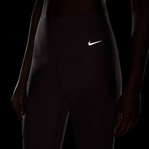NIKE UNIVERSA  WOMEN'S MEDIUM-SUPPORT HIGH-WAISTED 7/8 LEGGINGS WITH POCKETS