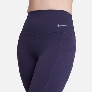 NIKE UNIVERSA  WOMEN'S MEDIUM-SUPPORT HIGH-WAISTED 7/8 LEGGINGS WITH POCKETS