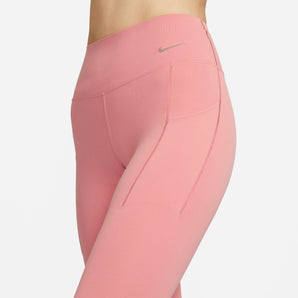 NIKE UNIVERSA WOMEN'S  MEDIUM-SUPPORT HIGH-WAISTED LEGGINGS WITH POCKETS