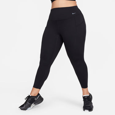 NIKE UNIVERSA WOMEN'S MEDIUM-SUPPORT HIGH-WAISTED 7/8 LEGGINGS WITH POCKETS (PLUS SIZE)