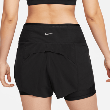 NIKE DRI-FIT SWIFT WOMEN'S MID-RISE 3" 2-IN-1 RUNNING SHORTS WITH  POCKETS