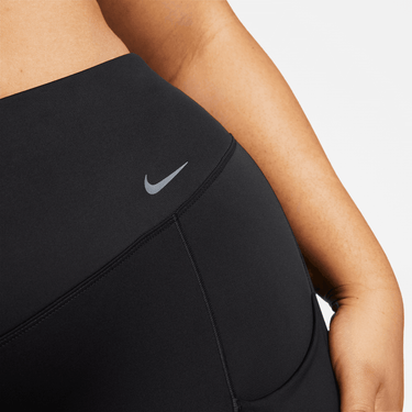 NIKE GO WOMEN'S FIRM-SUPPORT HIGH-WAISTED 8" BIKER SHORTS WITH POCKETS (PLUS SIZE)