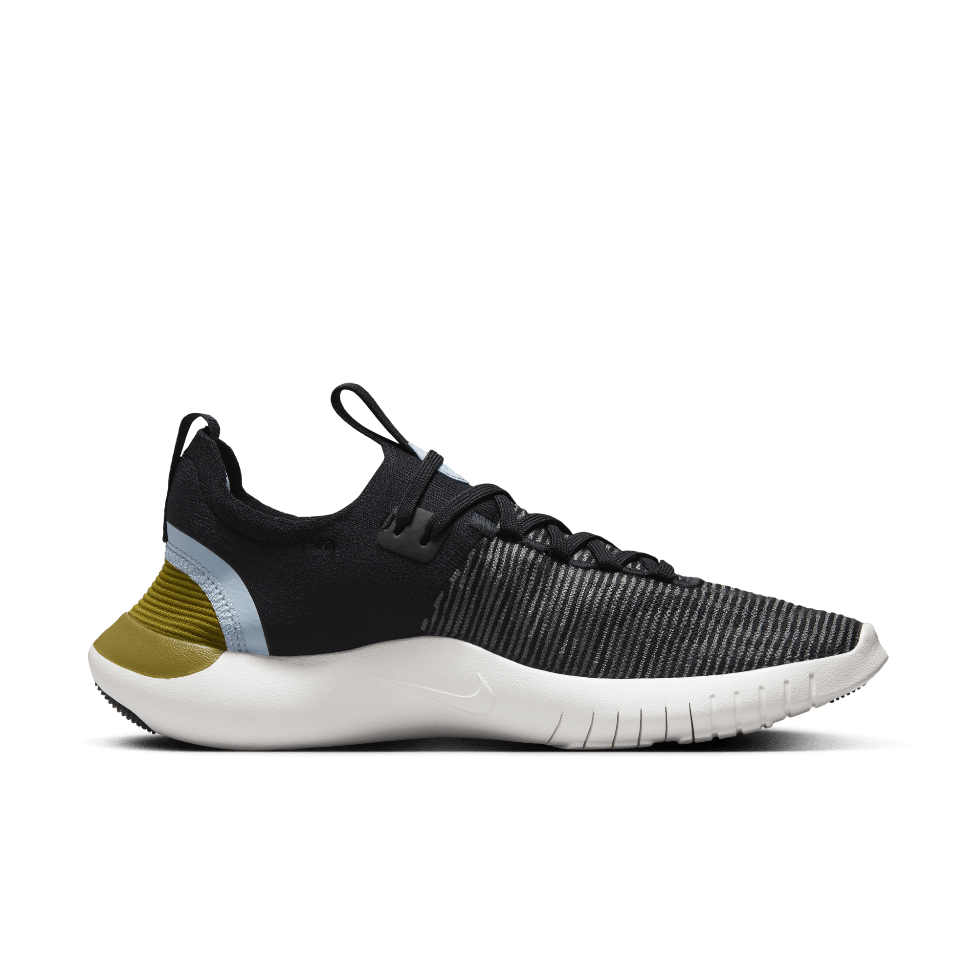 NIKE FREE RN NN WOMEN S ROAD RUNNING SHOES BLACK SOFT YELLOW IRON