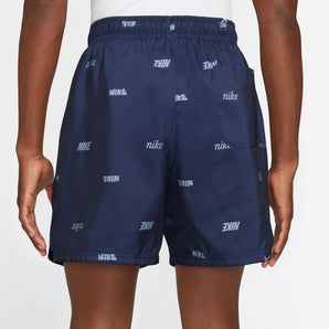 ﻿NIKE CLUB+ ﻿MEN'S WOVEN ALLOVER PRINT FLOW SHORTS