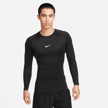 NIKE PRO MEN'S DRI-FIT TIGHT LONG-SLEEVE FITNESS TOP