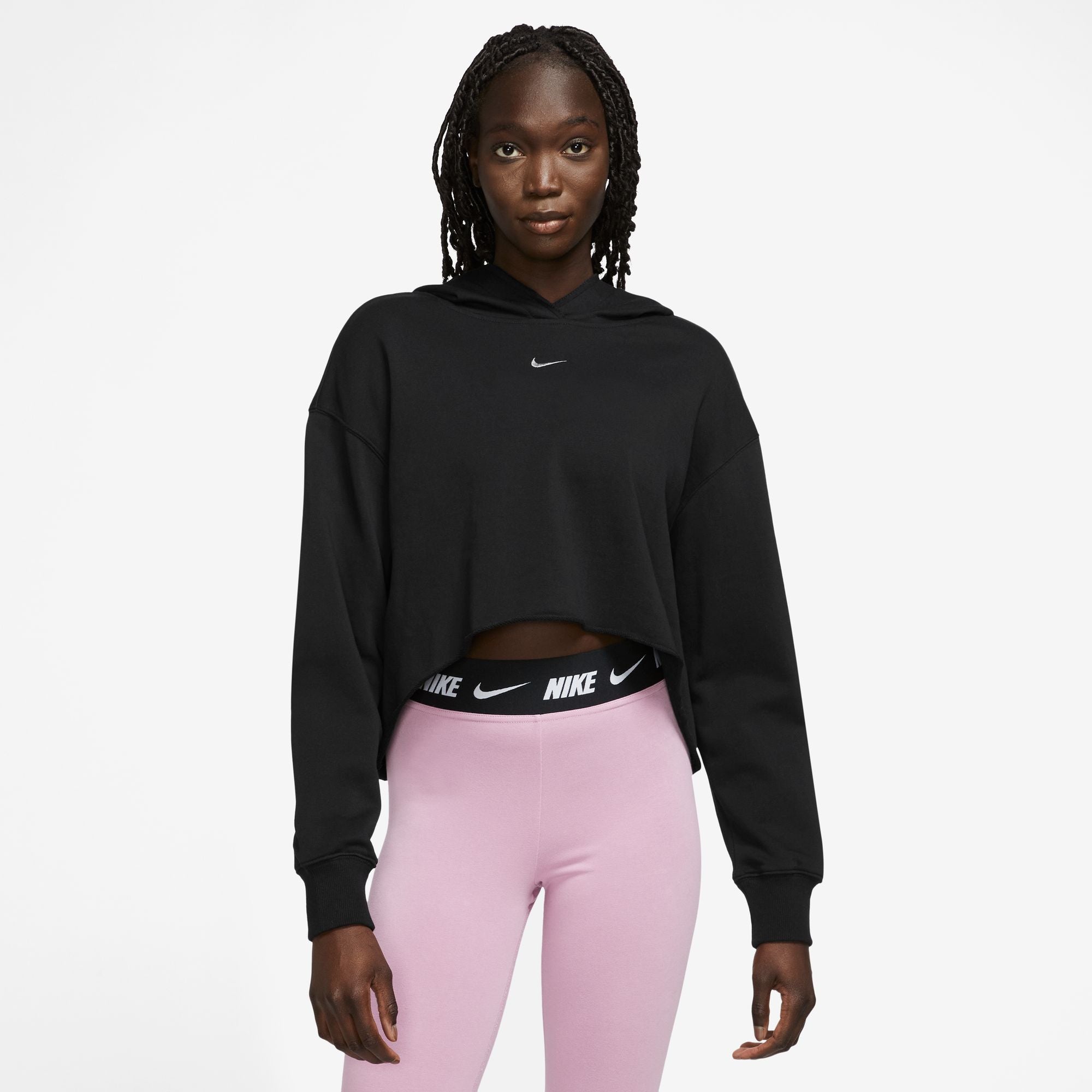﻿NIKE SPORTSWEAR DIM ﻿WOMEN'S CROPPED FRENCH TERRY PULLOVER HOODIE ...