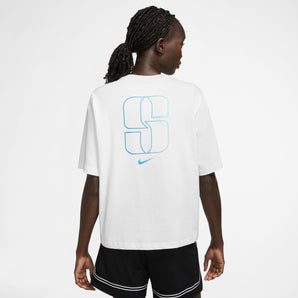 DATE - W NK TEE SABRINA BOXY
