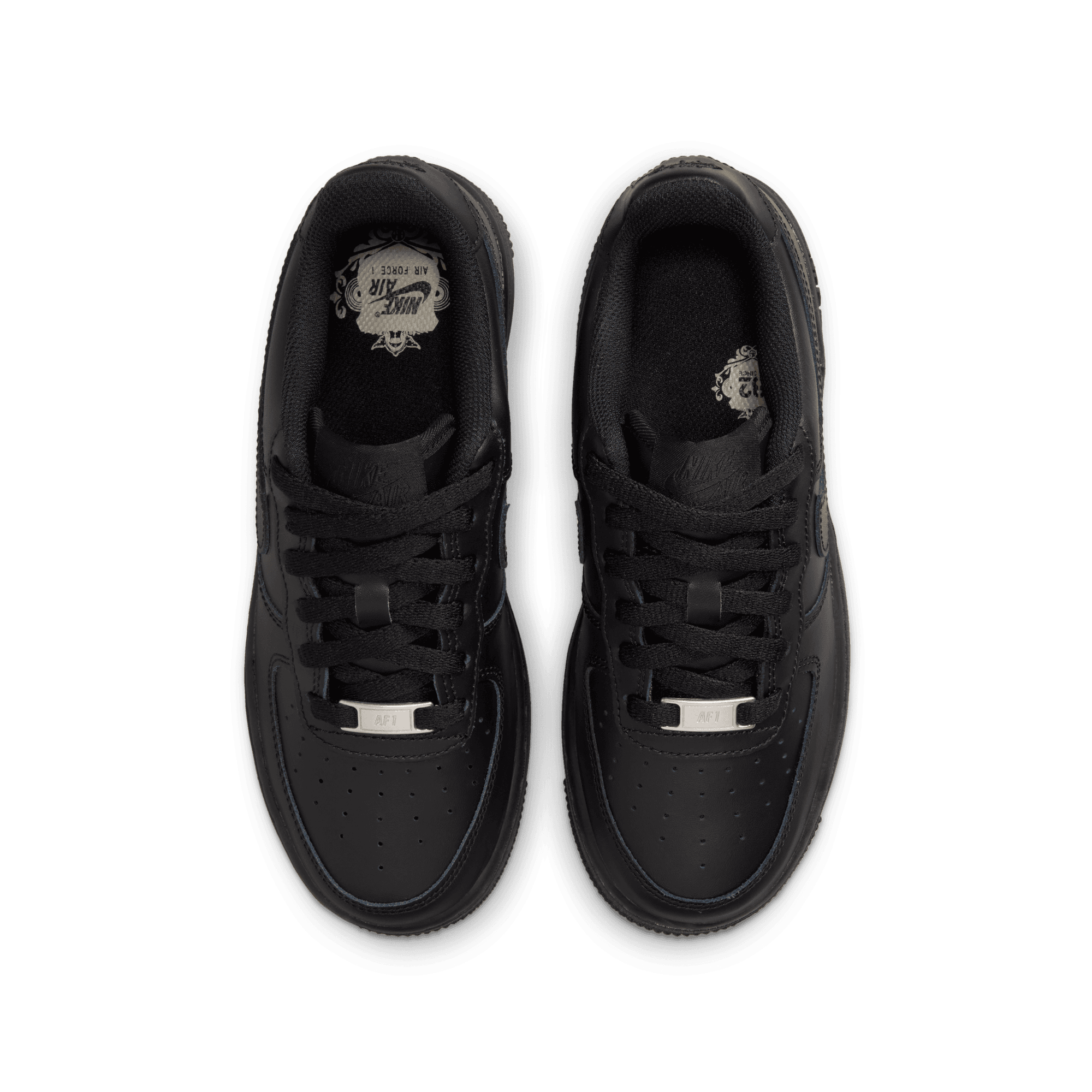 NIKE AIR FORCE 1 LE LITTLE BIG KIDS SHOES BLACK BLACK BLACK BLACK Park Outlet Ph