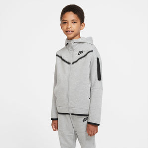 NIKE SPORTSWEAR TECH FLEECE BIG KIDS (BOYS) FULL-ZIP HOODIE