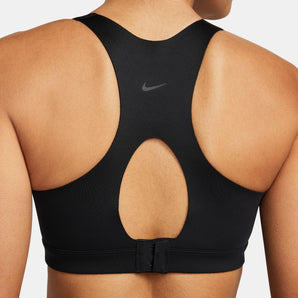 NIKE DRI-FIT ALPHA WOMENS HIGH-SUPPORT PADDED ZIP-FRONT SPORTS BRA