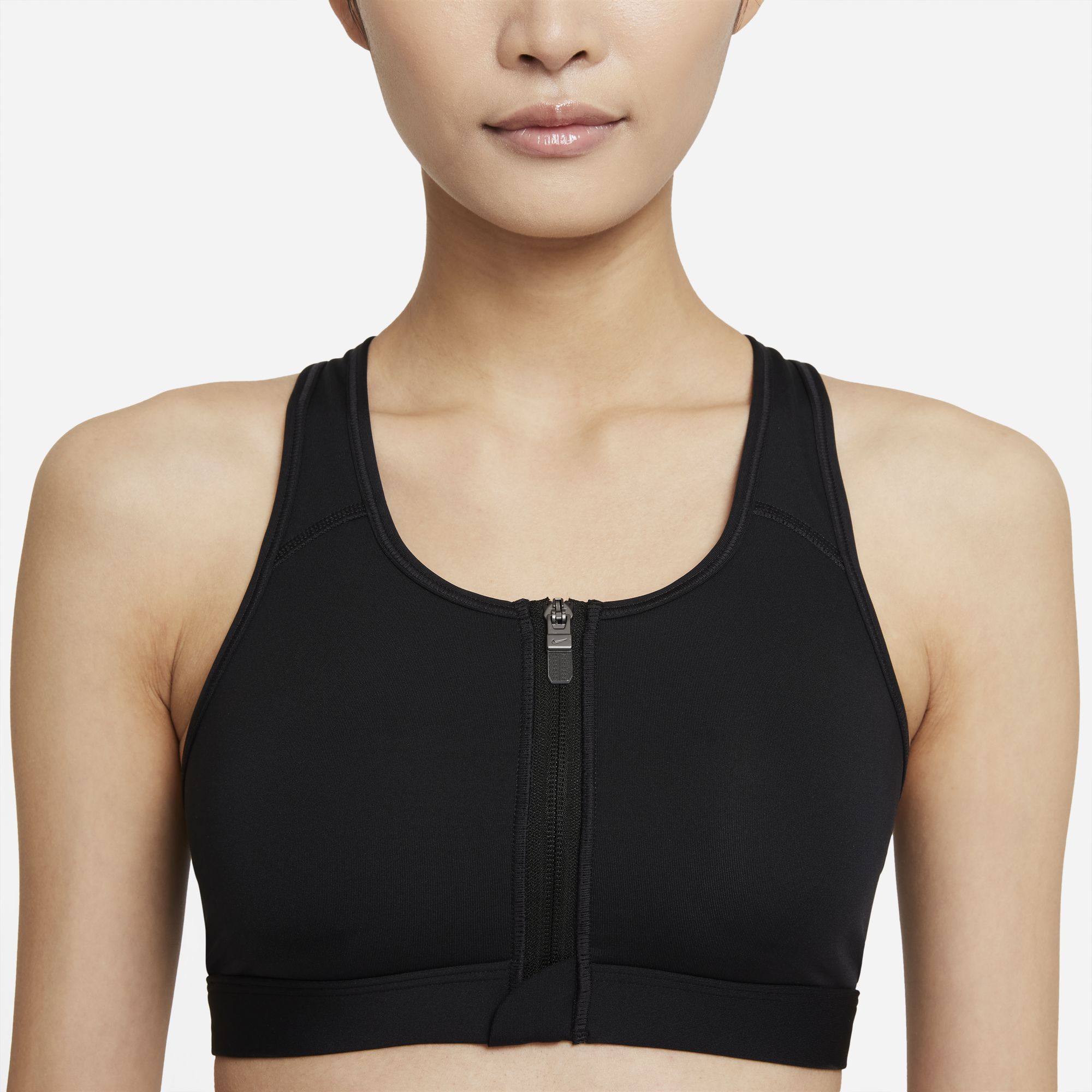 Nike Swoosh Women's Medium-Support Padded Zip-Front Sports Bra 
