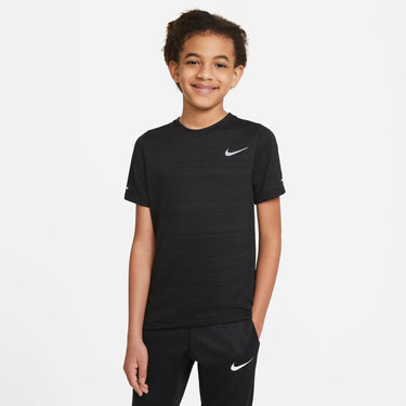 NIKE DRI-FIT MILER BIG KIDS' (BOYS')  TRAINING TOP