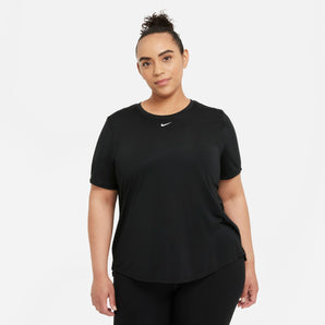 NIKE DRI-FIT ONE WOMENS STANDARD FIT LONG-SLEEVE TOP (PLUS SIZE)