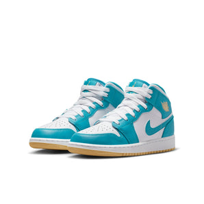AIR JORDAN 1 MID BIG KIDS  SHOES