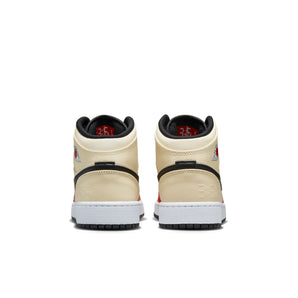 AIR JORDAN 1 MID SS BIG KIDS SHOES