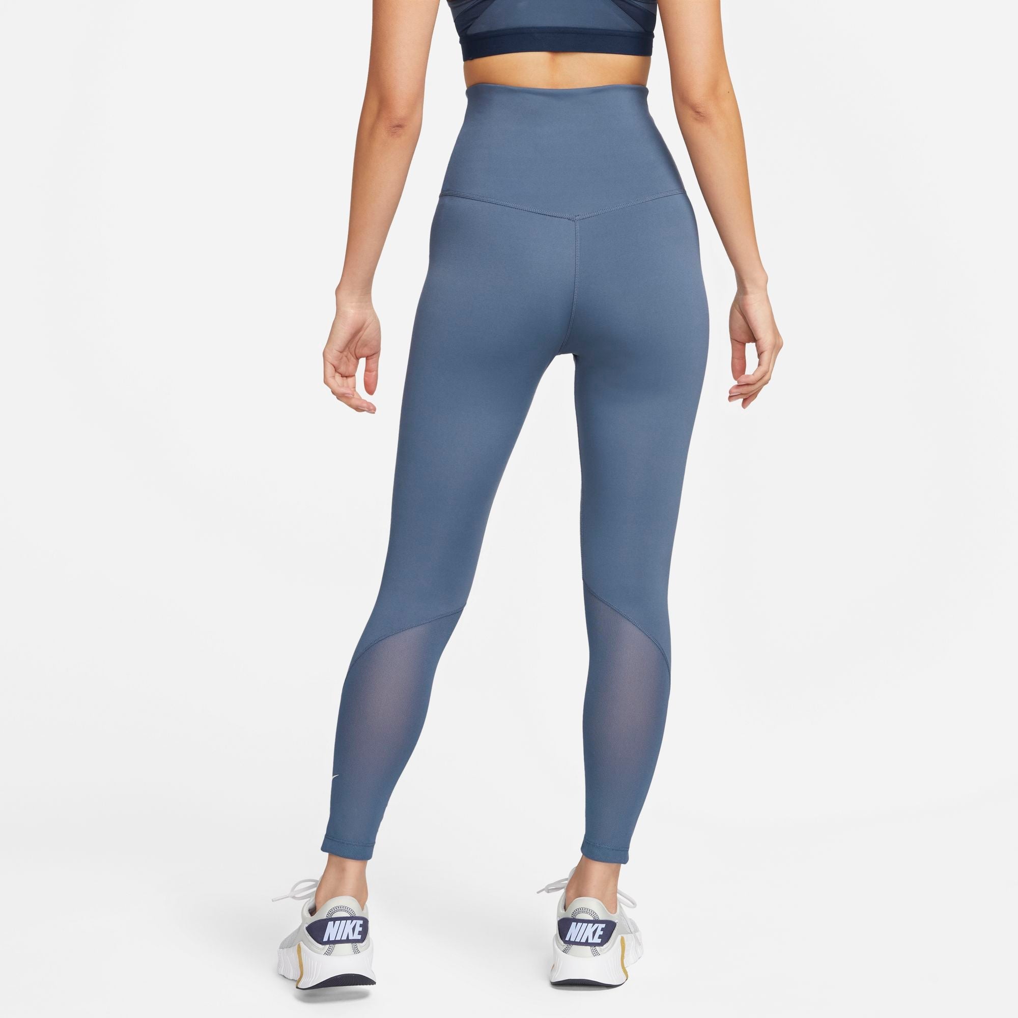 NIKE ONE WOMENS HIGH-WAISTED 7/8 LEGGINGS DIFFUSED BLUE/WHITE – Park ...