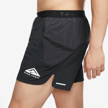 NIKE DRI-FIT MENS 5" BRIEF-LINED TRAIL  SHORTS