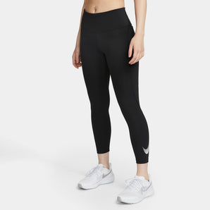 NIKE FAST WOMENS MID-RISE 7/8 RUNNING  LEGGINGS WITH POCKETS