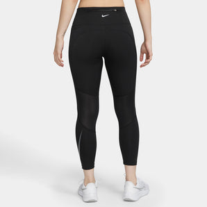 NIKE FAST WOMENS MID-RISE 7/8 RUNNING  LEGGINGS WITH POCKETS