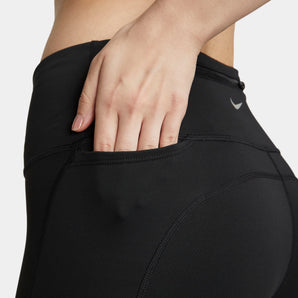 NIKE FAST WOMENS MID-RISE 7/8 RUNNING  LEGGINGS WITH POCKETS